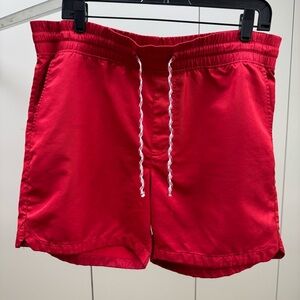 Forever 21 Men's Scarlet Red Swim Shorts